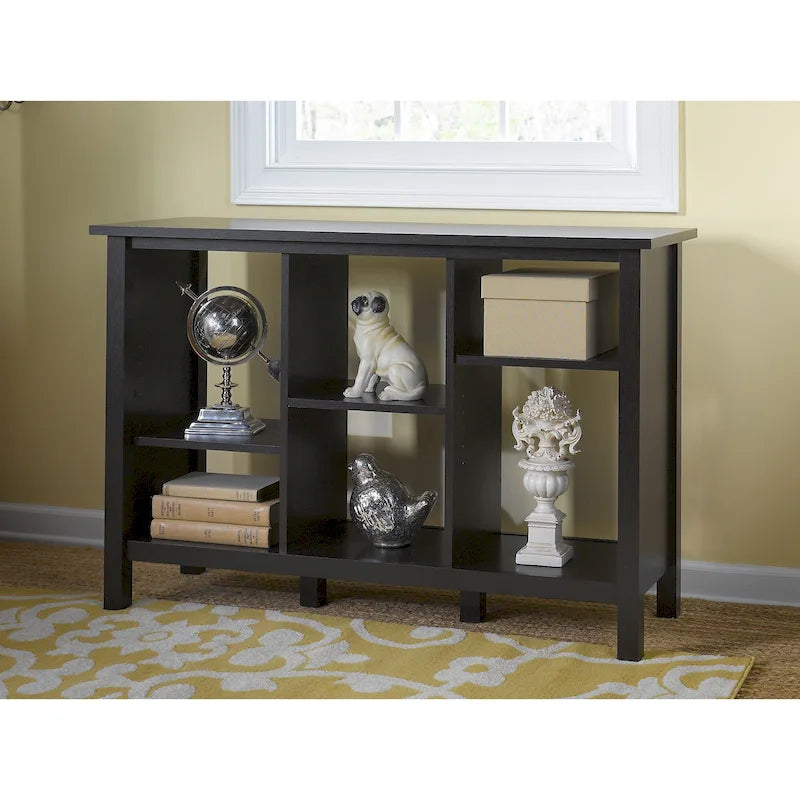 Mueble de almacenamiento con seis compartimentos