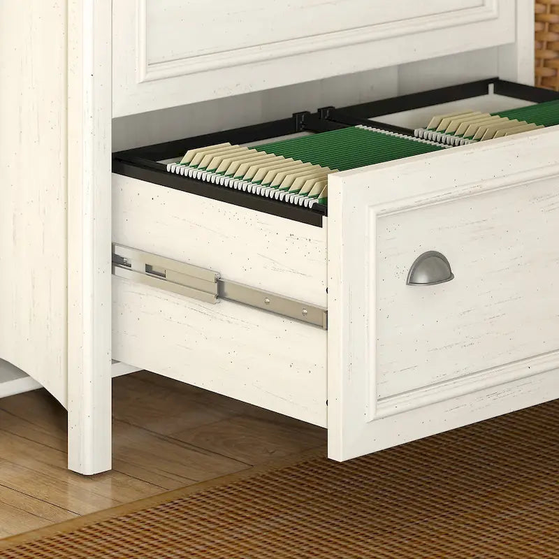 Seitlicher Aktenschrank mit 2 Schubladen