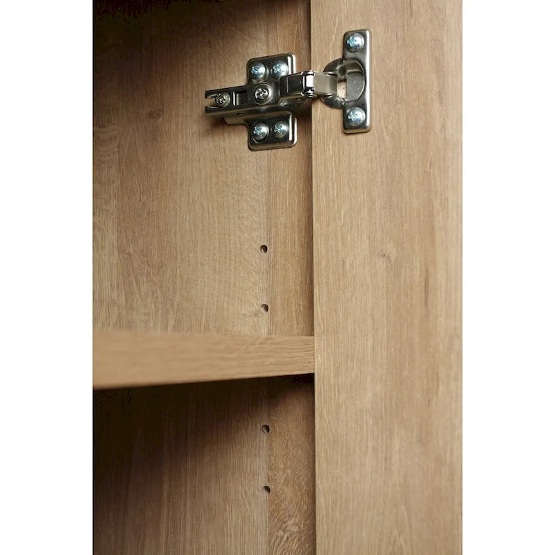 Kleiner KD-Rattanschrank mit 1 Schublade und 2 Türen