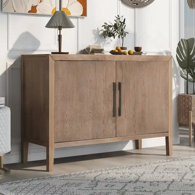 Meuble en bois avec 2 portes