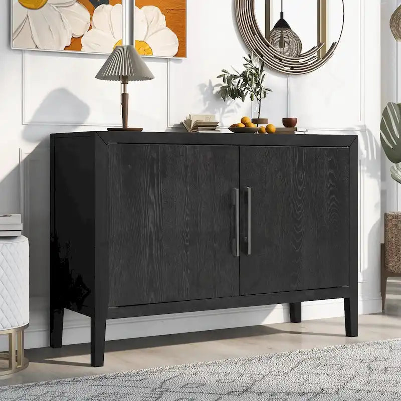 Meuble en bois avec 2 portes