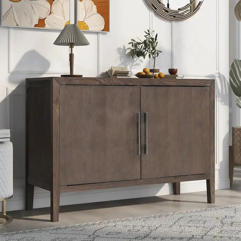 Meuble en bois avec 2 portes