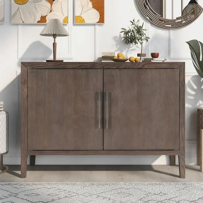 Meuble en bois avec 2 portes