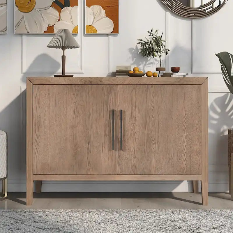 Meuble en bois avec 2 portes