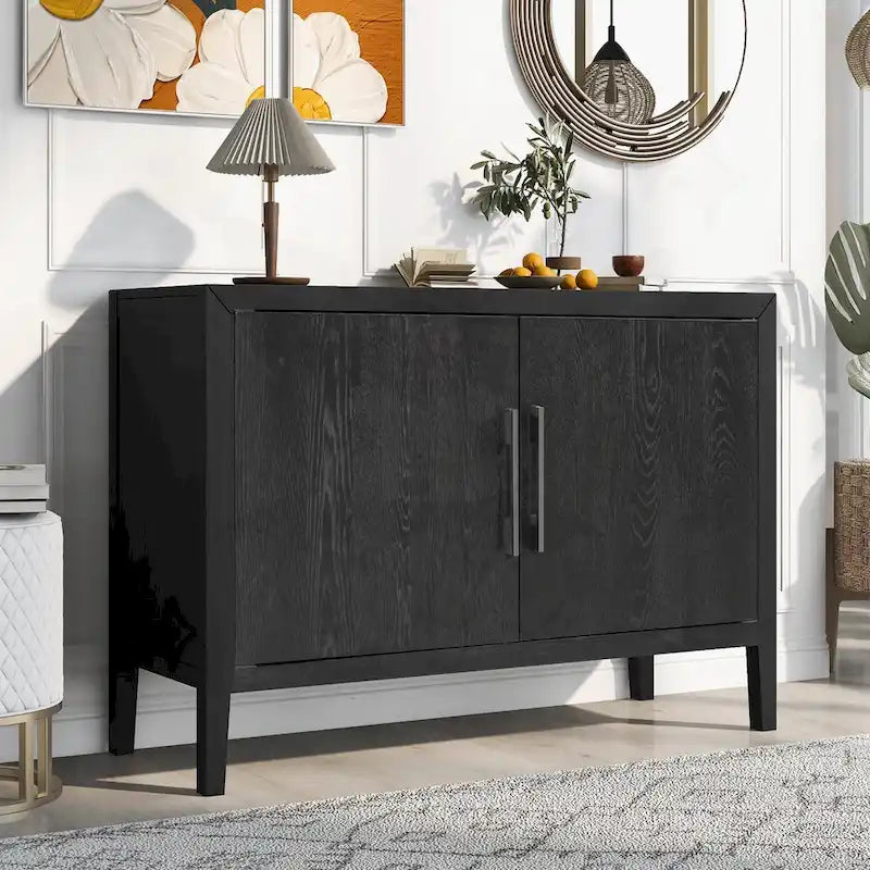 Meuble en bois avec 2 portes