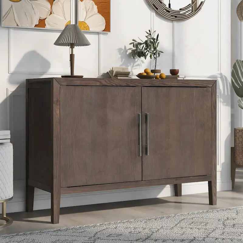 Meuble en bois avec 2 portes