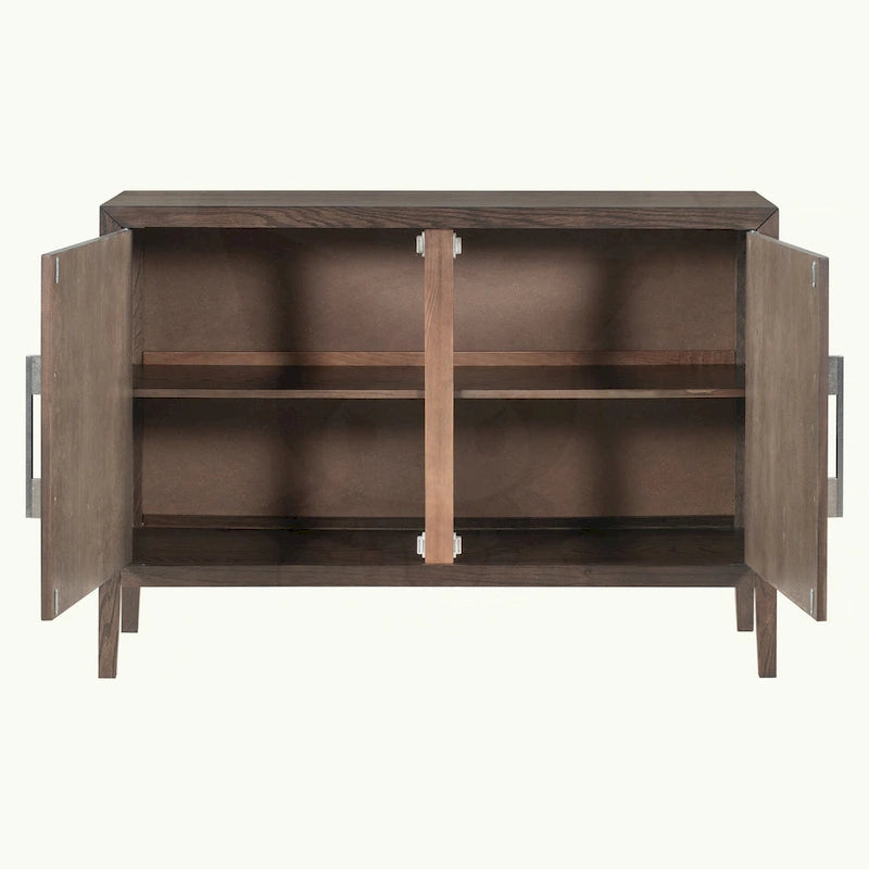Meuble en bois avec 2 portes