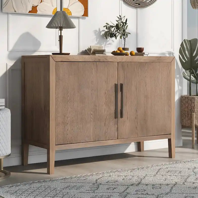 Meuble en bois avec 2 portes