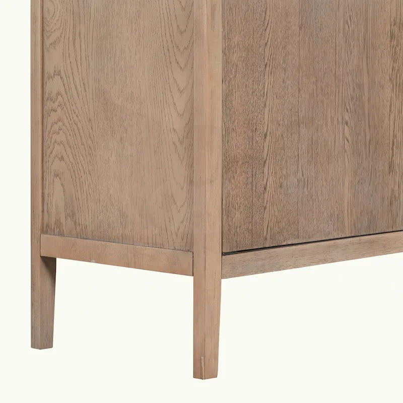 Meuble en bois avec 2 portes