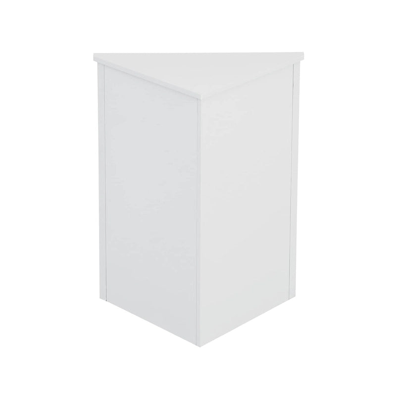 Armario triangular de almacenamiento para baño con estantes ajustables