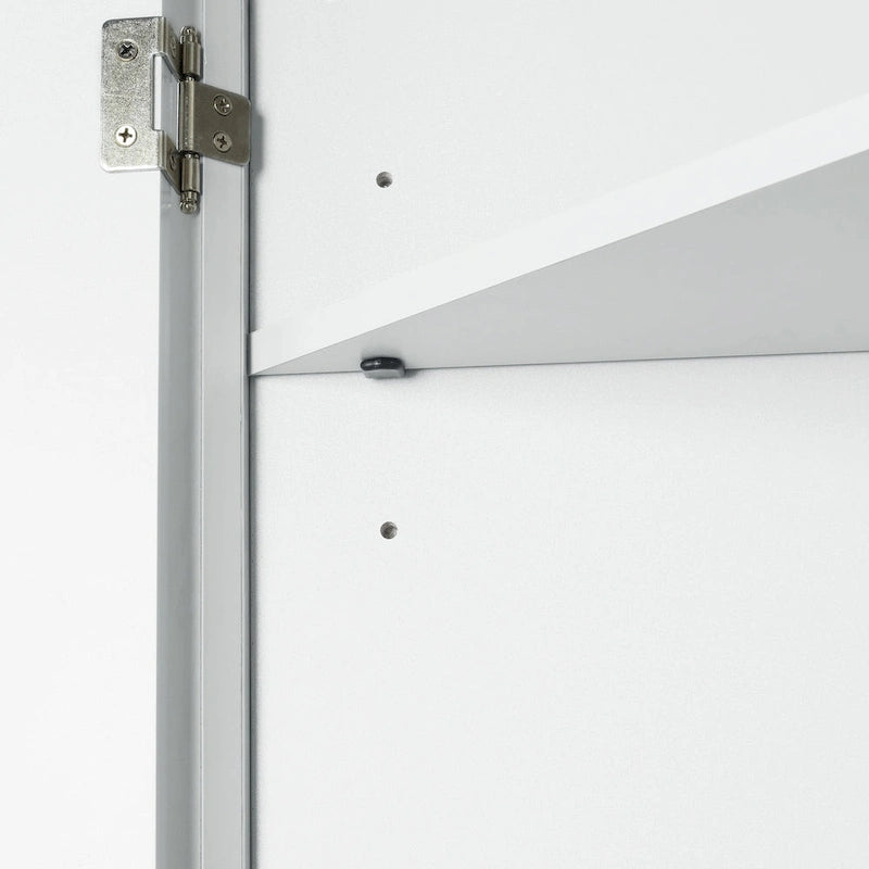 Armario triangular de almacenamiento para baño con estantes ajustables