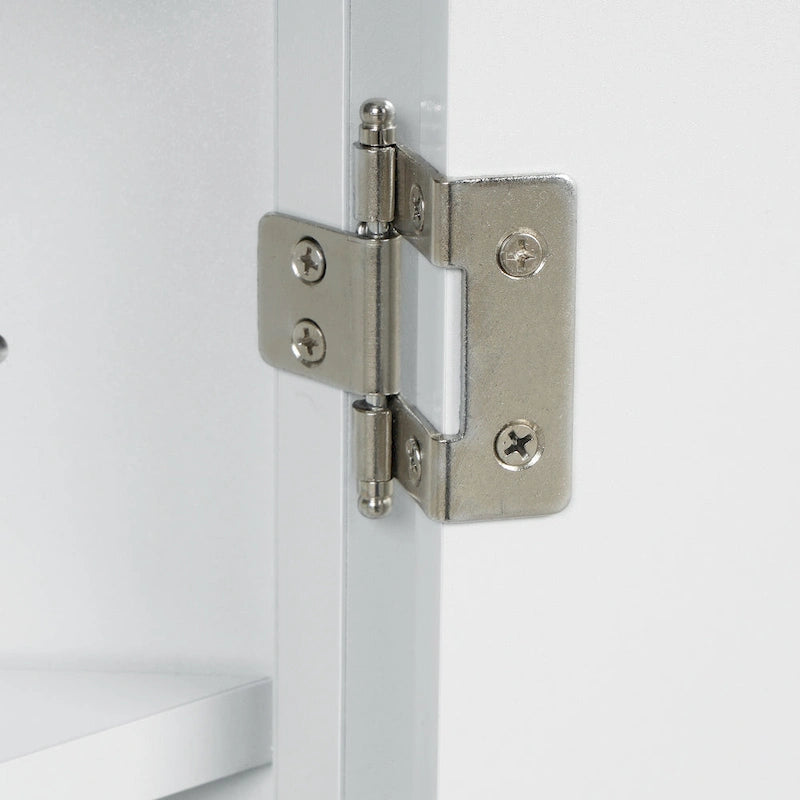 Armario triangular de almacenamiento para baño con estantes ajustables