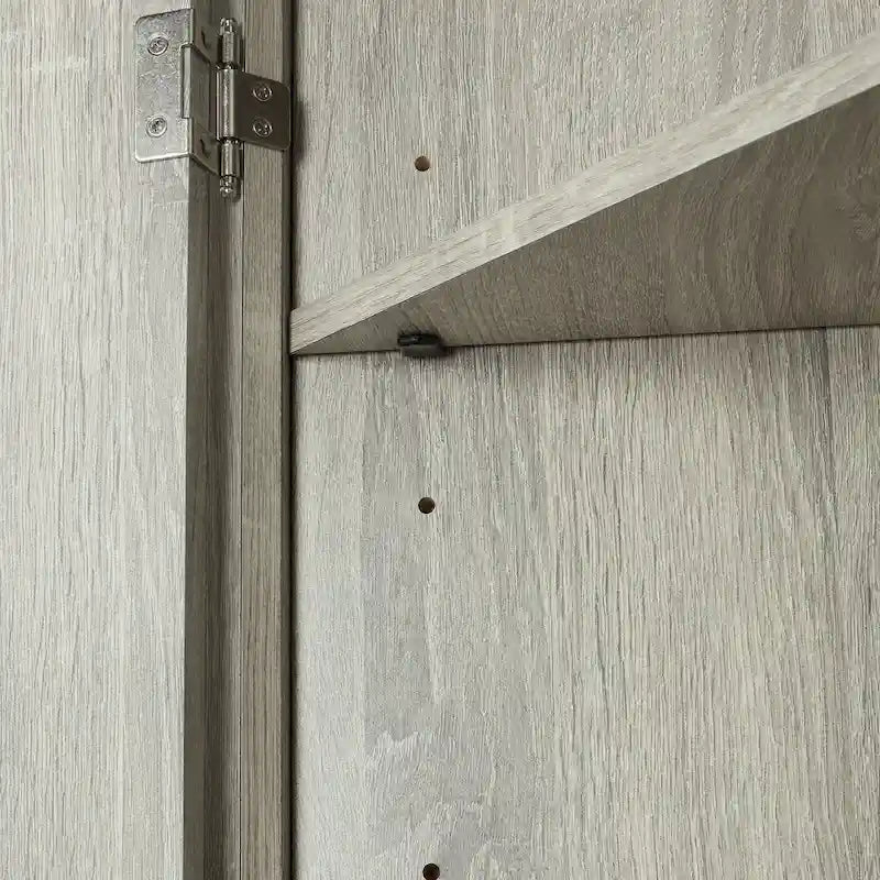 Armario triangular de almacenamiento para baño con estantes ajustables