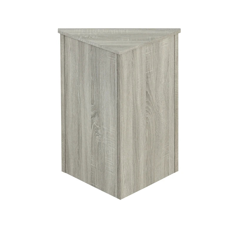 Armario triangular de almacenamiento para baño con estantes ajustables