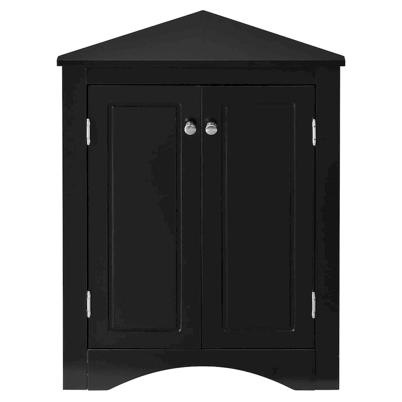 Armario triangular de almacenamiento para baño con estantes ajustables