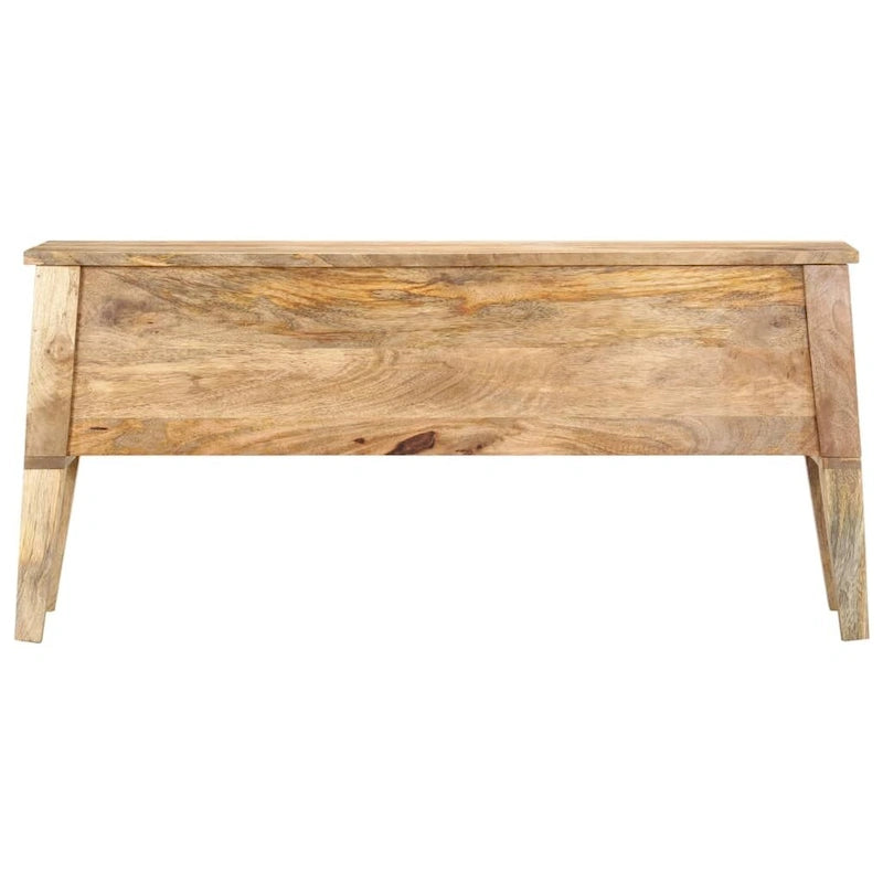 Aufbewahrungsbox aus massivem Mangoholz 39x13.8x18.9