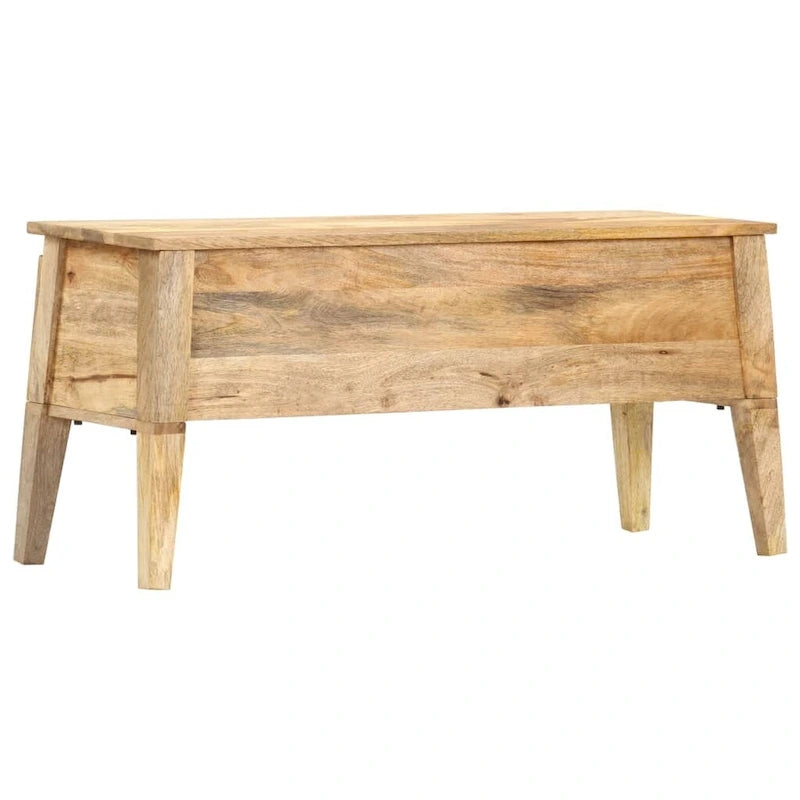 Aufbewahrungsbox aus massivem Mangoholz 39x13.8x18.9