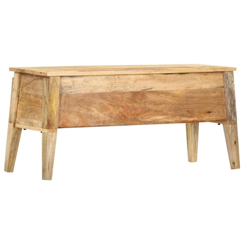Aufbewahrungsbox aus massivem Mangoholz 39x13.8x18.9
