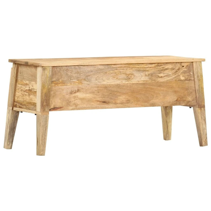 Aufbewahrungsbox aus massivem Mangoholz 39x13.8x18.9