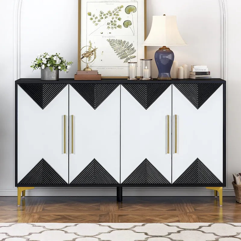 60 Sideboard mit 4 Türen