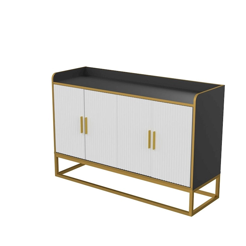 Moderner Küchenbuffetschrank mit Metallbeinen