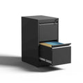Classeur vertical métallique à 2 tiroirs, largeur de 14.96 W, avec serrure, pour bureau ou maison, documents A4, juridiques ou au format lettre