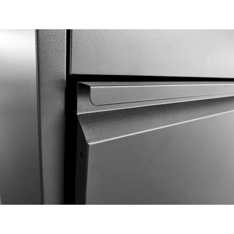 Classeur vertical métallique à 2 tiroirs, largeur de 14.96 W, avec serrure, pour bureau ou maison, documents A4, juridiques ou au format lettre
