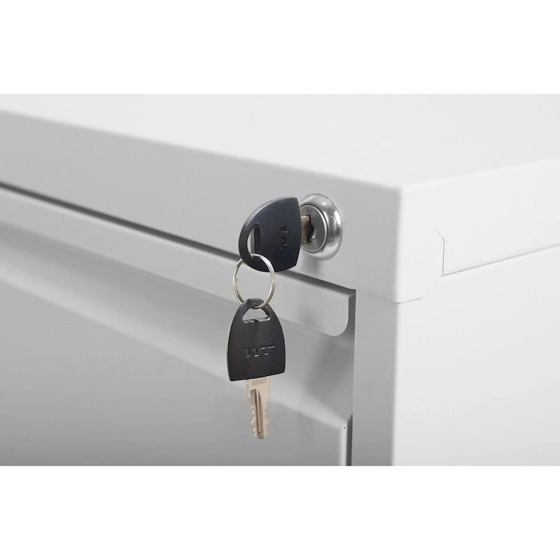 Classeur vertical métallique à 2 tiroirs, largeur de 14.96 W, avec serrure, pour bureau ou maison, documents A4, juridiques ou au format lettre