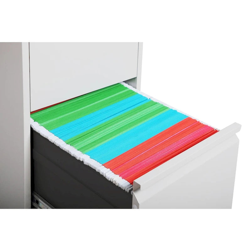 Classeur vertical métallique à 2 tiroirs, largeur de 14.96 W, avec serrure, pour bureau ou maison, documents A4, juridiques ou au format lettre