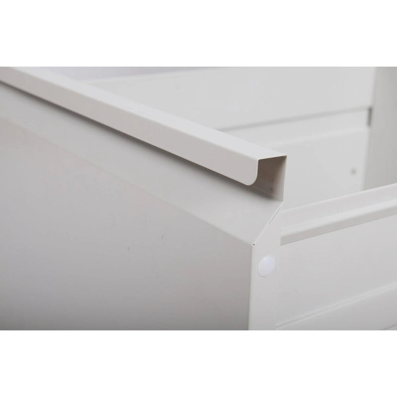 Classeur vertical métallique à 2 tiroirs, largeur de 14.96 W, avec serrure, pour bureau ou maison, documents A4, juridiques ou au format lettre