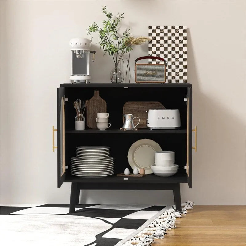Sideboard-Buffetschrank, Akzent-Küchenschrank mit Stauraum - 15.7D x 31.5W x 31.5H