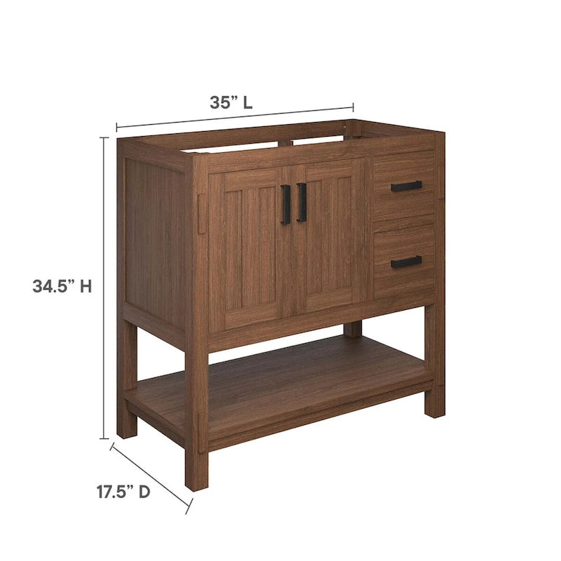 Mueble de baño de madera de 36 (lavabo no incluido) - 36