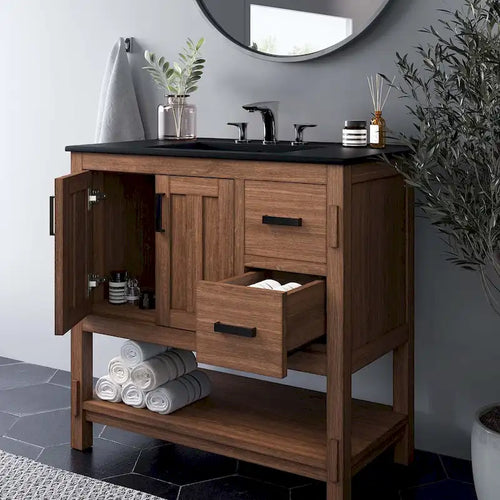 Mueble de baño de madera de 36 (lavabo no incluido) - 36