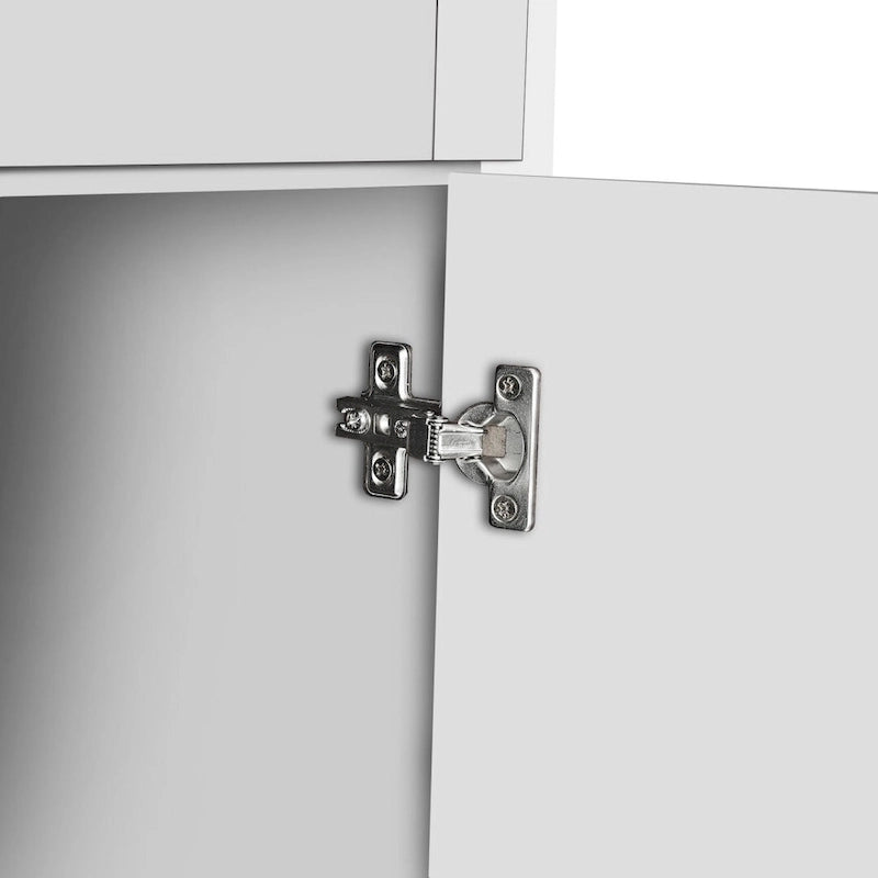 Armario alto de almacenamiento con 8 puertas y 4 estantes - 24.00L * 12.80W * 72.40H
